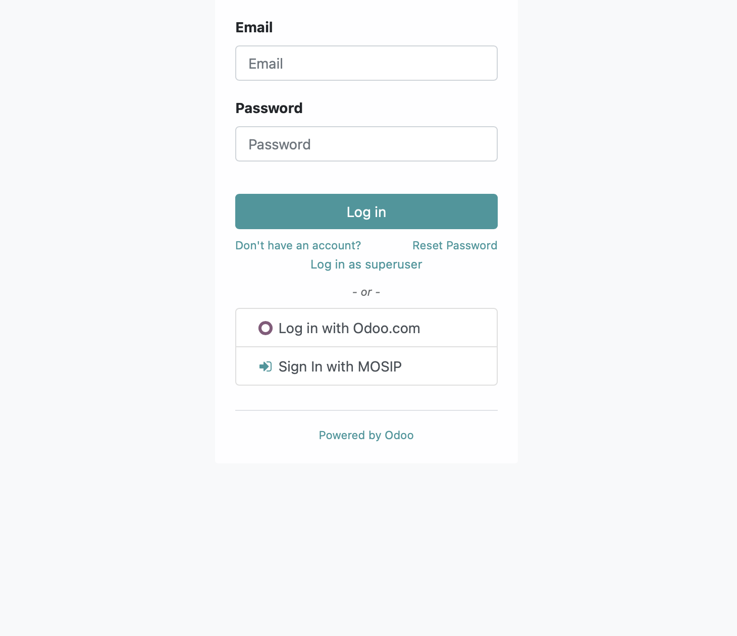OpenSPP login screen with eSignet option