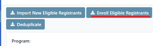 Enrol beneficiaries enrol beneficiaries button