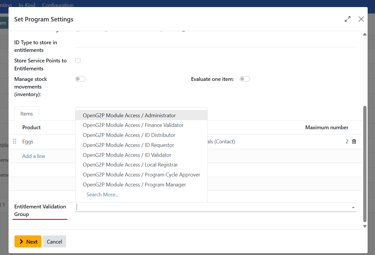 Entitlement approver