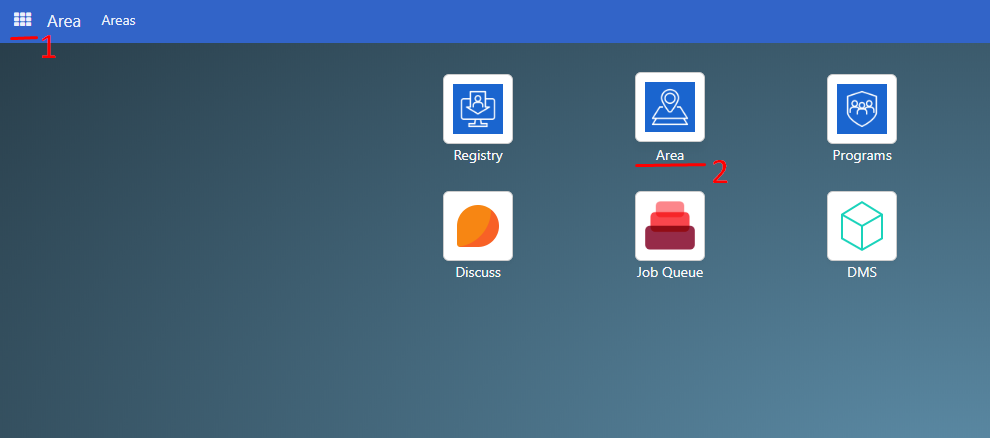 Geotargeting area page