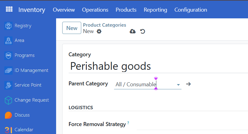 Product category name