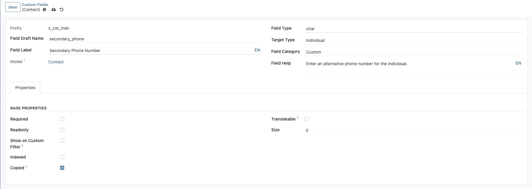 Step03 set type custom