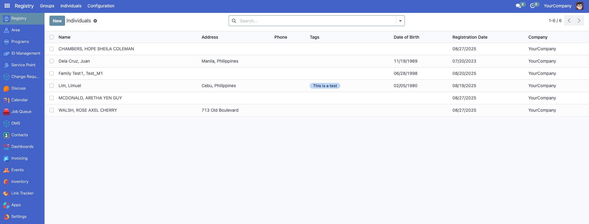 Step05 open individual list view