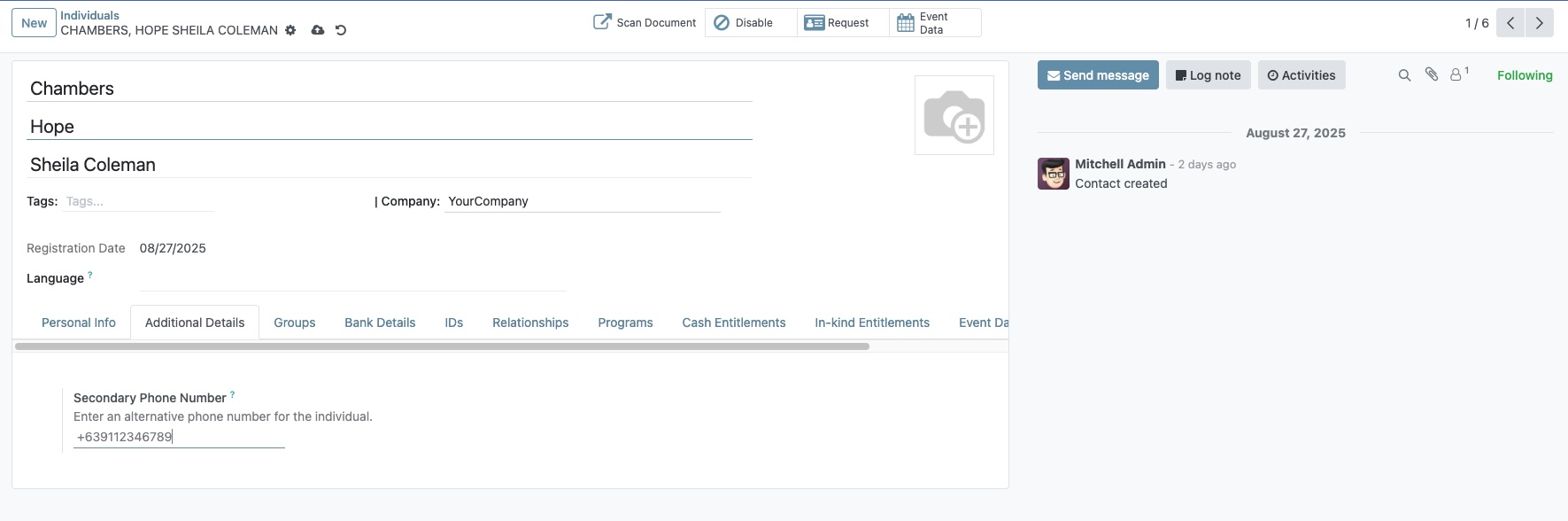 Step06a check additional field tab